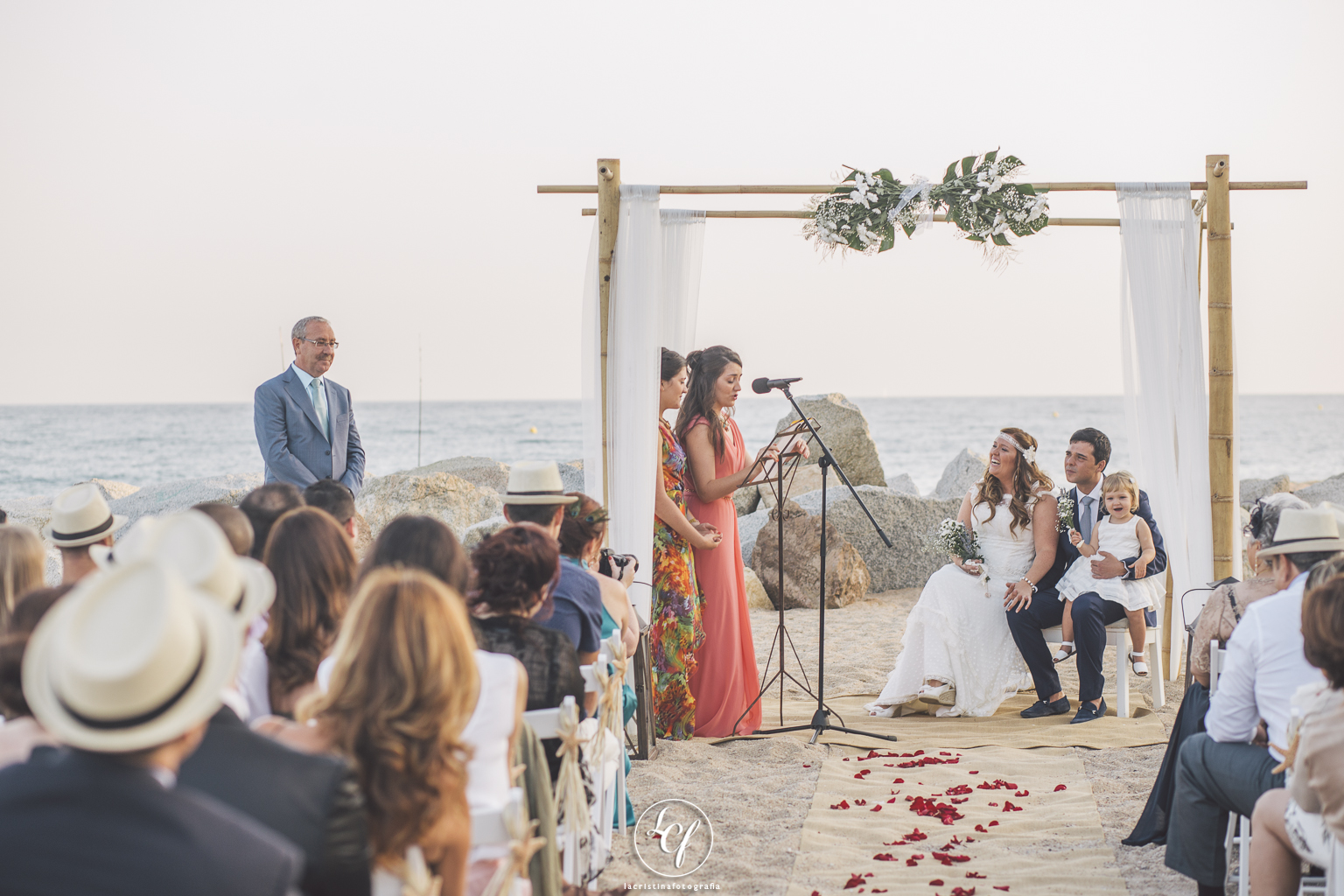 fotografia boda en la playa :: fotografía de boda :: fotógrafo de boda :: boda en la playa