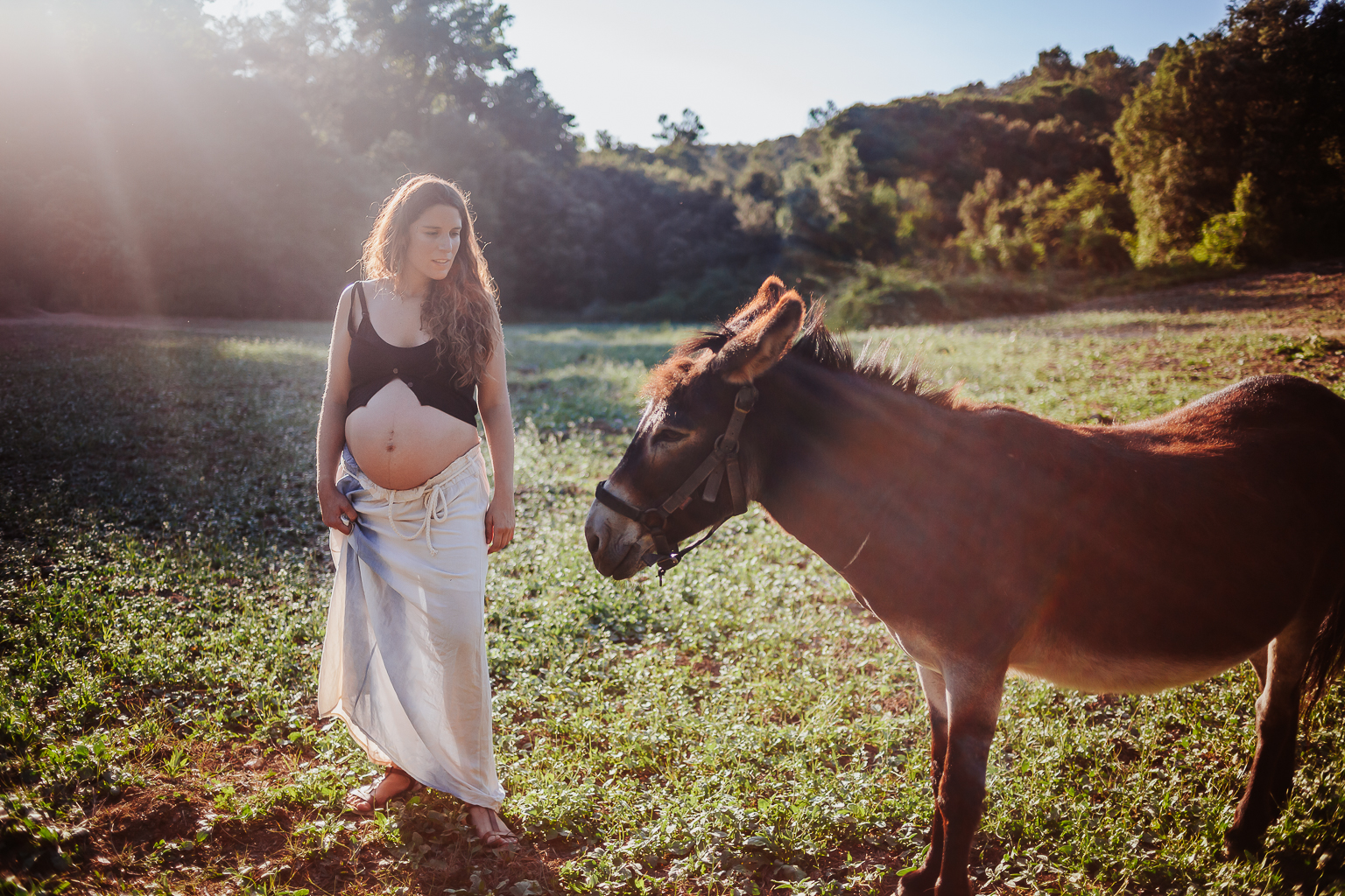 Fotógrafo embarazada Sant Cugat :: Embarazo La floresta :: fotógrafo embarazada